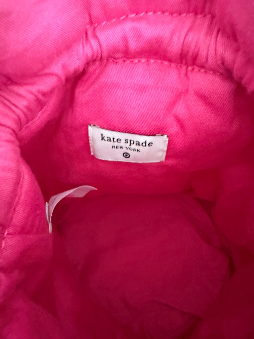 Target X Kate Spade Rose Beaded Drawstring Bag- Limited Edition