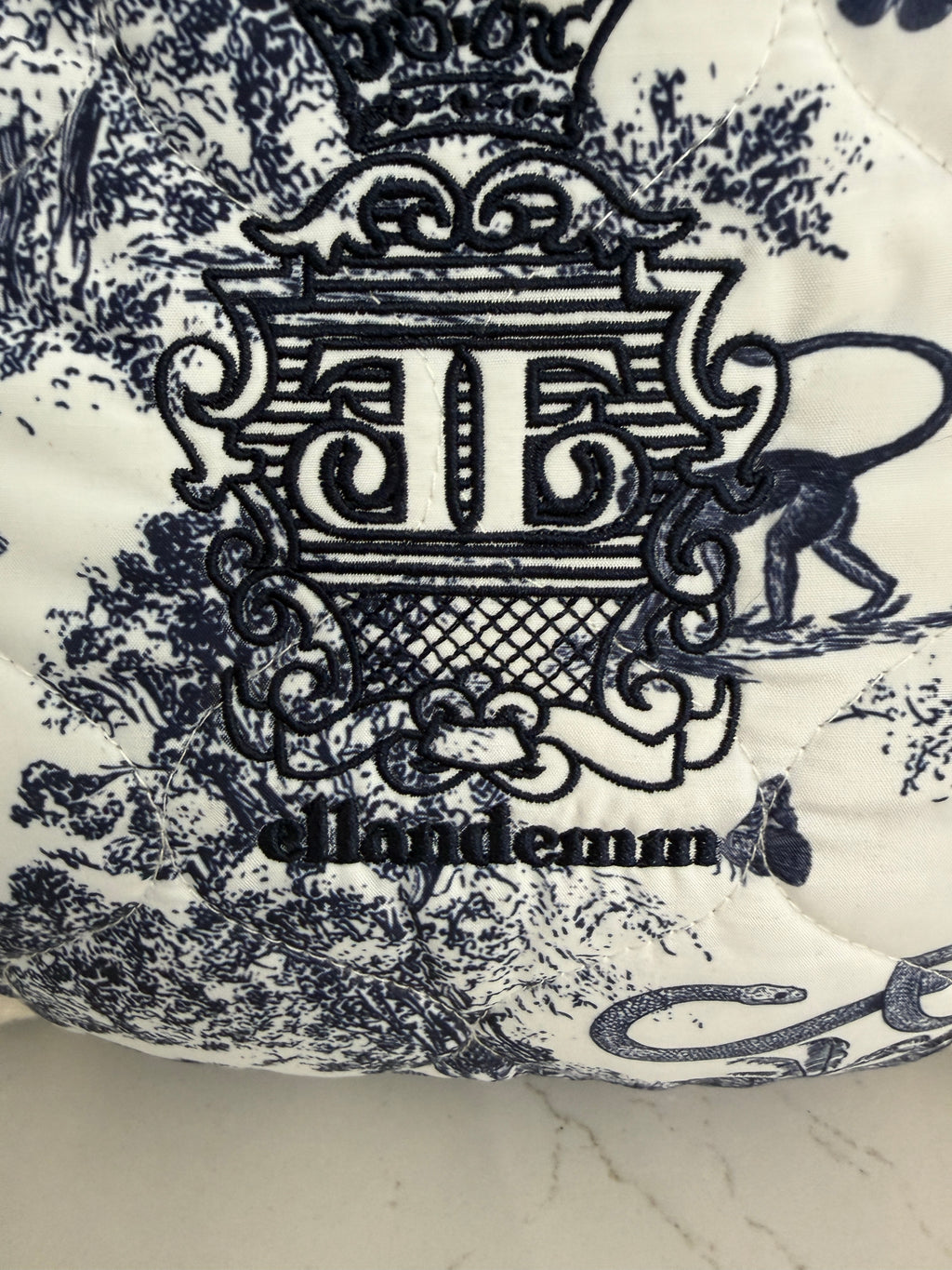 Ellandemm Large Toile Reversible Tote