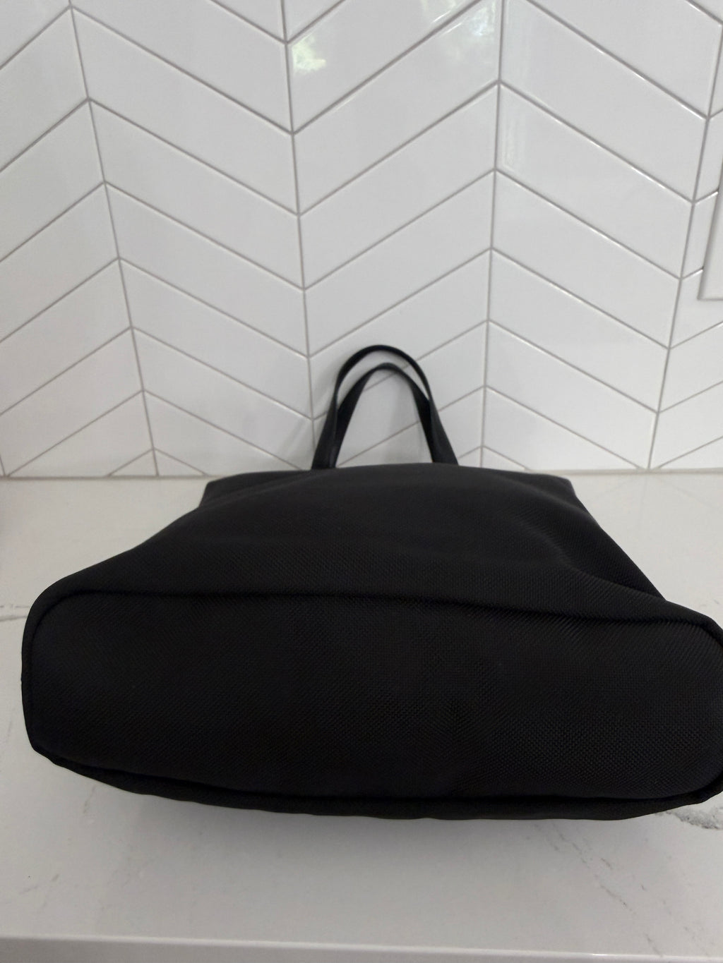 TUMI Black Ballistic Nylon Tote Bag Business Travel Carryall